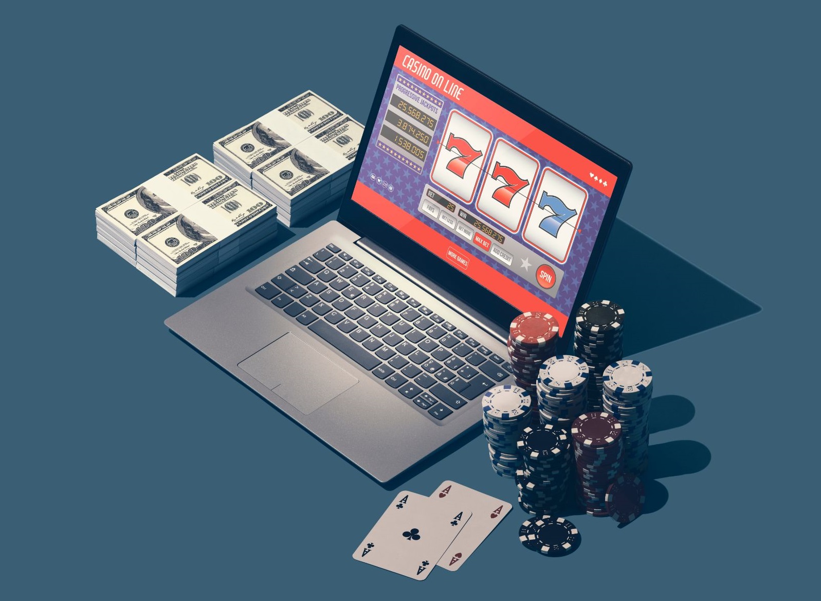 online casino illustration